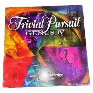 TRIVIAL PURSUIT Genus IV Edition‎ Board Trivia Game Parker Brothers - 1996